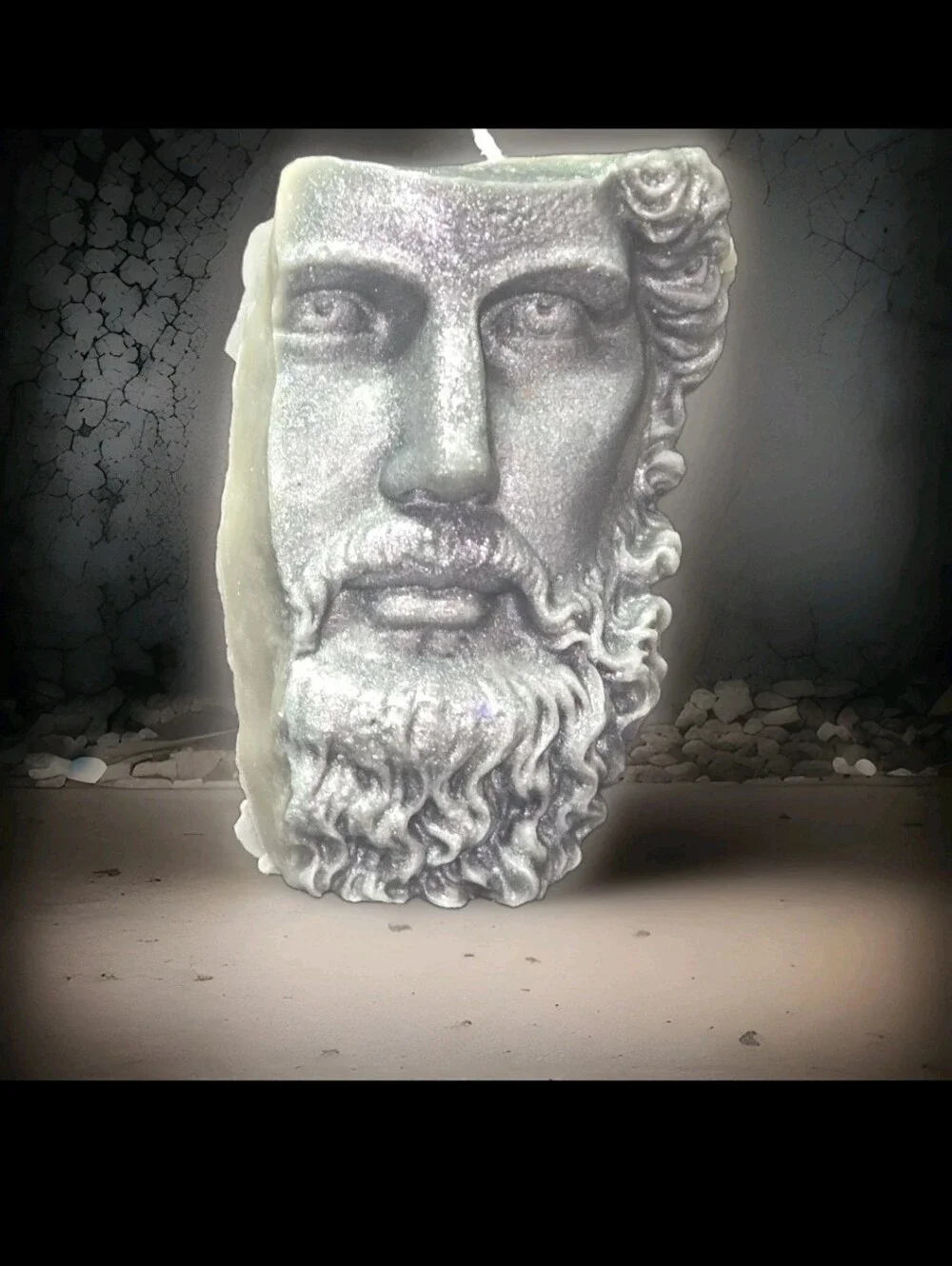 Philosopher Scented Candle -  Stoicism -Stone Look